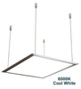 48w Hanging Ceiling LED Panel 6000K Cool White 600 x 600 - PanelHut Free Delivery on all orders