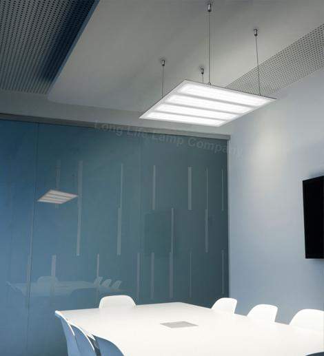 48w Hanging LED Panel 600 x 600 Ceiling Light 6500k 4 Sections Back Light - PanelHut Free Delivery on all orders