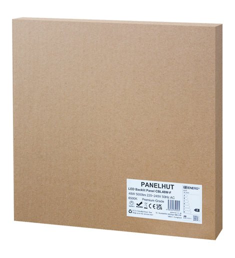 48W LED Panel 600 x 600 Recessed Ceiling Light 6500k 5000 Lumen Back Lit CBL48W - PanelHut Free Delivery on all orders
