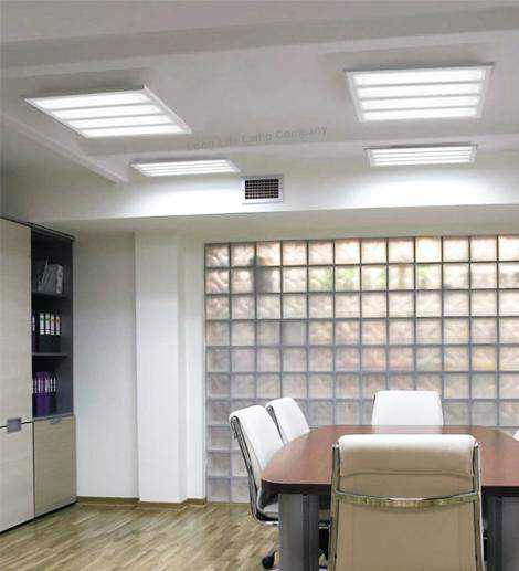 48w Surface Mount LED Panel 600 x 600 Ceiling Light 6500k 4 Sections Back Lit - PanelHut Free Delivery on all orders