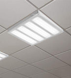 48w Surface Mount LED Panel 600 x 600 Ceiling Light 6500k 4 Sections Back Lit