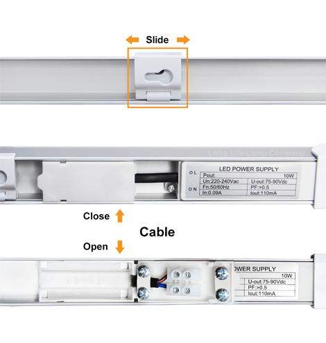 10w 2ft LED Slim Ceiling Battern IP20 6500K – PanelHut