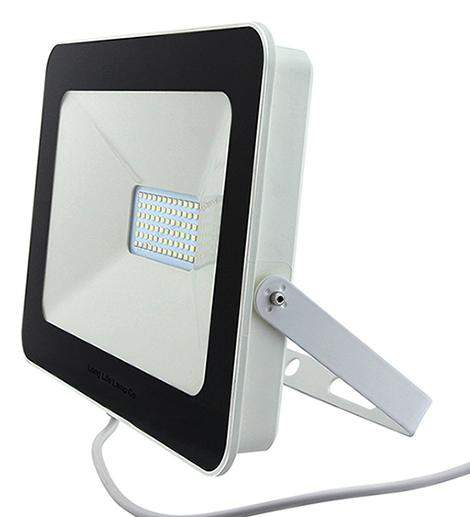 50w Outdoor LED Floodlight White Body IP65 Cool White 6000k SL50W - PanelHut Free Delivery on all orders