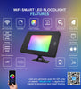 55W Smart WiFi Flood Light RGB CCT IP65 Colour Switching FL05 - PanelHut Free Delivery on all orders