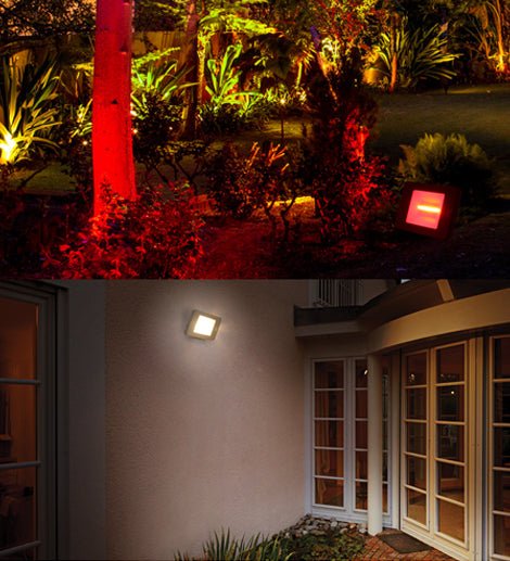 55W Smart WiFi Flood Light RGB CCT IP65 Colour Switching FL05 - PanelHut Free Delivery on all orders