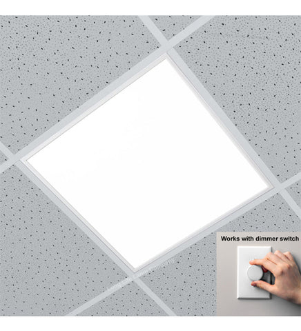 40w Dimmable LED Recessed Ceiling Panel Light 600 x 600 6500K Cool White