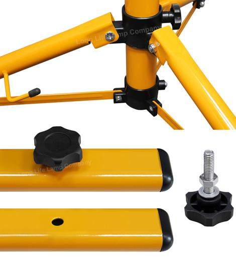 Portable LED dual floodlight tripod 30W each for workshop lighting