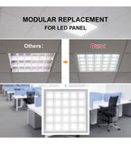 40w LED Panel 600 x 600 Recessed Ceiling Light 6500K 25 Sections Back Lit 25SP