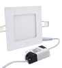 6w Blue LED Square Recessed Panel Light 118 x 118 - PanelHut Free Delivery on all orders