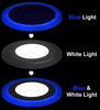 6w Blue Ring Recessed Ceiling LED Round Panel 145mm - PanelHut Free Delivery on all orders
