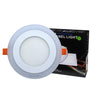 6w Recessed Ceiling LED Round Green Ring Panel 145mm - PanelHut Free Delivery on all orders