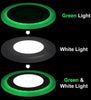 6w Recessed Ceiling LED Round Green Ring Panel 145mm - PanelHut Free Delivery on all orders
