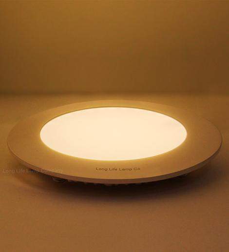 6w Recessed Ceiling LED Round Panel 3000K Warm White 120mm - PanelHut Free Delivery on all orders