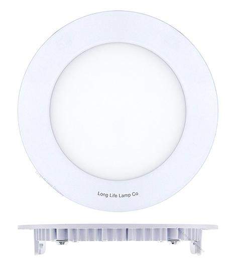 6w Recessed Ceiling LED Round Panel 3000K Warm White 120mm - PanelHut Free Delivery on all orders