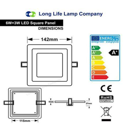 Energy-efficient green LED panel for feature ceilings