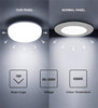 6w Round LED Panel Light Recessed with Edge Lit 6500k - PanelHut Free Delivery on all orders