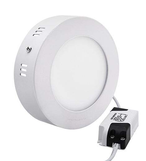6w Surface Mount Ceiling LED Round Panel Blue 120mm - PanelHut Free Delivery on all orders