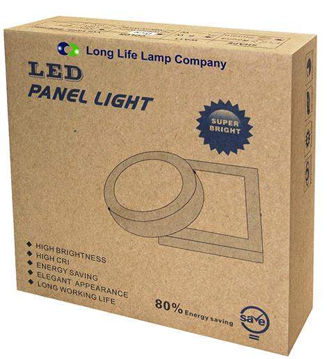 Small surface mount LED panel for residential use