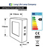 Energy-efficient blue LED surface mount panel