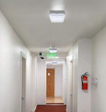 Square 18w LED Ceiling Light Flush Mount IP65 6500k Bulkhead 0841S