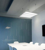 48w Hanging LED Panel 600 x 600 Ceiling Light 6500k  4 Sections Back Light