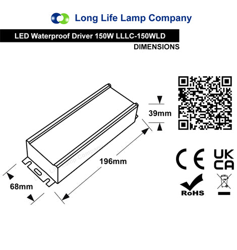 LED Driver 12v Output Low Voltage IP67 Waterproof Transformer LD-OT
