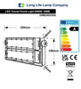 100w LED Twin Light 6000k IP65 Flood Light