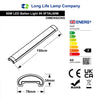 60w 5 feet LED Ceiling Batten Light Ultra Slim Fitting 6000k 5FTAL60W