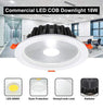 COB 18W Recessed Commercial LED Downlight 6000k PL Metal Halide Replacement CDL18W - PanelHut Free Delivery on all orders