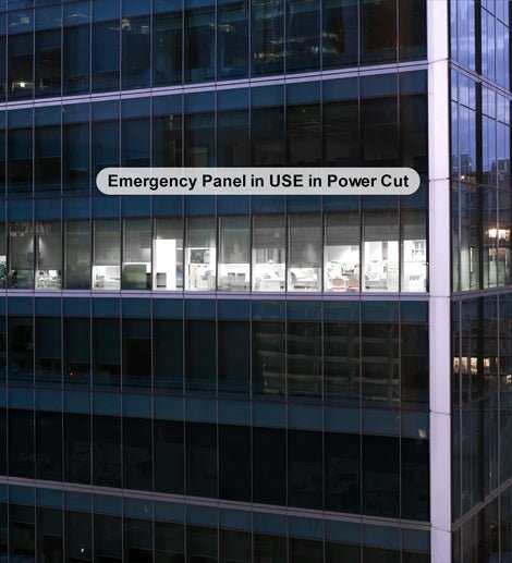 Reliable 48W LED battery pack for panel lights