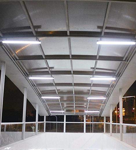 36w 4 feet LED Ceiling Batten Light Triproof Fitting IP66 6000K