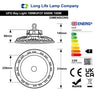 High Bay Light LED 150w 6500k IP65 Ultra Bright UFO7 - PanelHut Free Delivery on all orders
