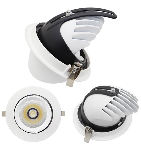 LED Downlight Adjustable Recessed Commercial Lighting 30w High Brightness CDA01 - PanelHut Free Delivery on all orders