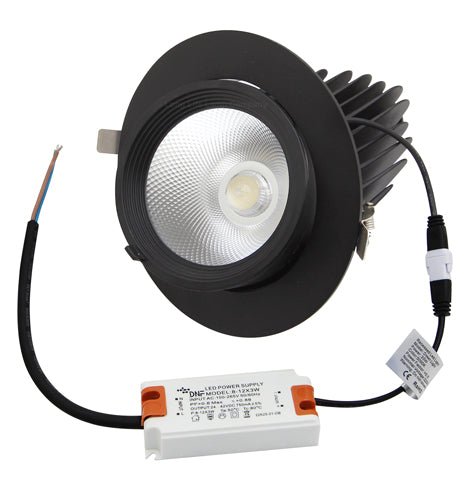 LED Downlight Adjustable Recessed Commercial Lighting 30w High Brightness CDA02 - PanelHut Free Delivery on all orders