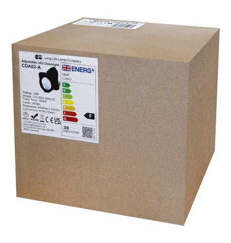 LED Downlight Adjustable Recessed Commercial Lighting 30w High Brightness CDA02 - PanelHut Free Delivery on all orders