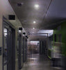 Flush mounted emergency LED light 180 minute battery backup unit