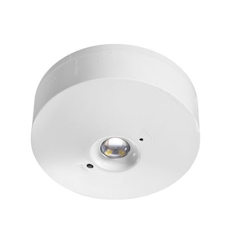 LED round emergency ceiling light maintained non-maintained