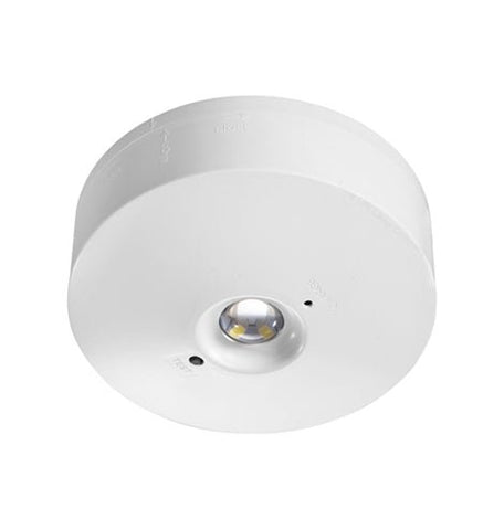 LED round emergency ceiling light maintained non-maintained
