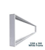 LED Panel Surface Mounting Frame Box Kit For Ceiling Panel 1200 x 300 White Body - PanelHut Free Delivery on all orders
