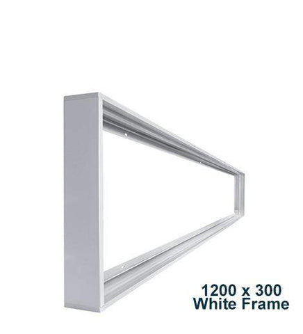 LED Panel Surface Mounting Frame Box Kit For Ceiling Panel 1200 x 300 White Body - PanelHut Free Delivery on all orders
