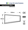LED Panel Surface Mounting Frame Box Kit For Ceiling Panel 1200 x 300 White Body - PanelHut Free Delivery on all orders