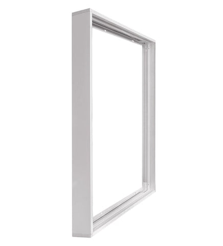 600x600 LED panel surface mounting frame box kit white ceiling installation