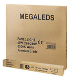 40w LED 600x600 Square Panel 6500K Cool White Energy Rating A+