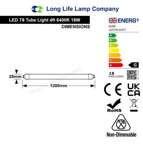 Opaque T8 LED Tube Light CFL Replacement 4 ft T84FT - PanelHut Free Delivery on all orders