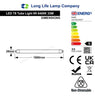 Opaque T8 LED Tube Light CFL Replacement 6 ft T86FT (Collection Only) - PanelHut Free Delivery on all orders
