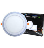 18w Recessed Ceiling LED Round Panel Green 242mm