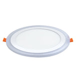 18w RGB Round LED Ceiling Panel with 6w Colour Changing Ring Remote Controlled
