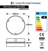 Round 18w LED Ceiling Light IP65 6500k Bright Daylight Surface Mount Bulkhead - PanelHut Free Delivery on all orders