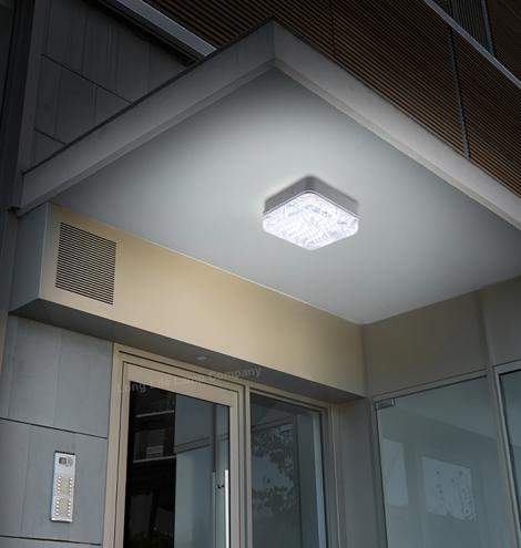 Square 18w LED Ceiling Light Flush Mount IP65 6500k Bulkhead - PanelHut Free Delivery on all orders