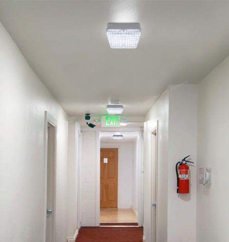 Square 18w LED Ceiling Light Flush Mount IP65 6500k Bulkhead - PanelHut Free Delivery on all orders